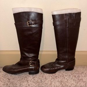 Brown Leather Riding Boots